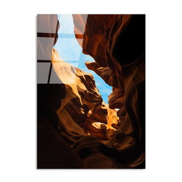 Wallity UV-131 Pintura Decorativa de Vidrio Templado Multicolor 70 x 100 cm